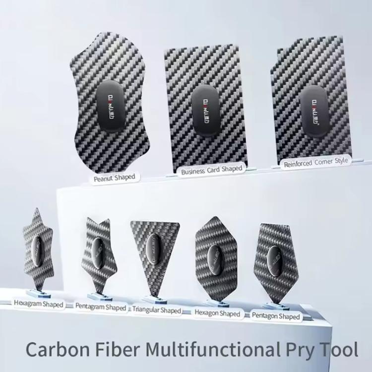 Qianli High Toughness Multifunctional Carbon Fiber Prying Tool Business Card Shaped - free shipping - PMC TechLife - Order now!