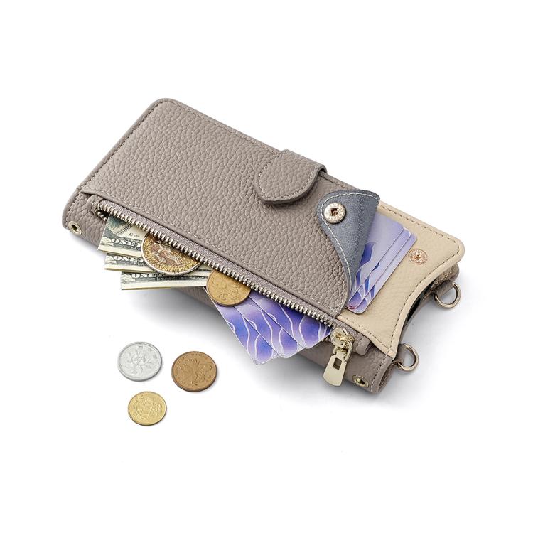For Motorola Moto G Stylus 5G 2023 Crossbody Chain Fishtail Litchi Leather Phone Case(Grey) - Motorola Cases by PMC TechLife | Online Shopping South Africa | PMC TechLife | Buy Now Pay Later Mobicred