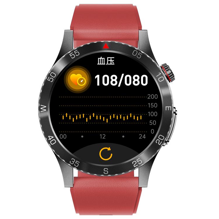 H9 1.43 inch Silicone Strap ECG Smart Watch Supports Bluetooth Calls/Smart Voice Assistant(Red) - free shipping - PMC TechLife - Order now!