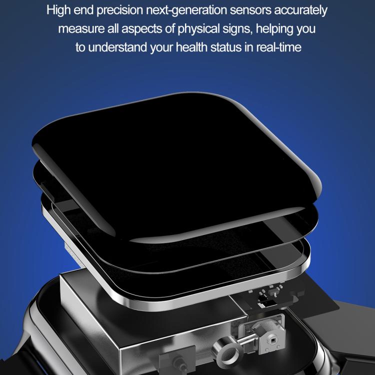 TK17 1.91 inch Horizontal Screen Silicone Strap Smart Watch Supports ECG Electrocardiogram(Grey) - free shipping - PMC TechLife - Order now!