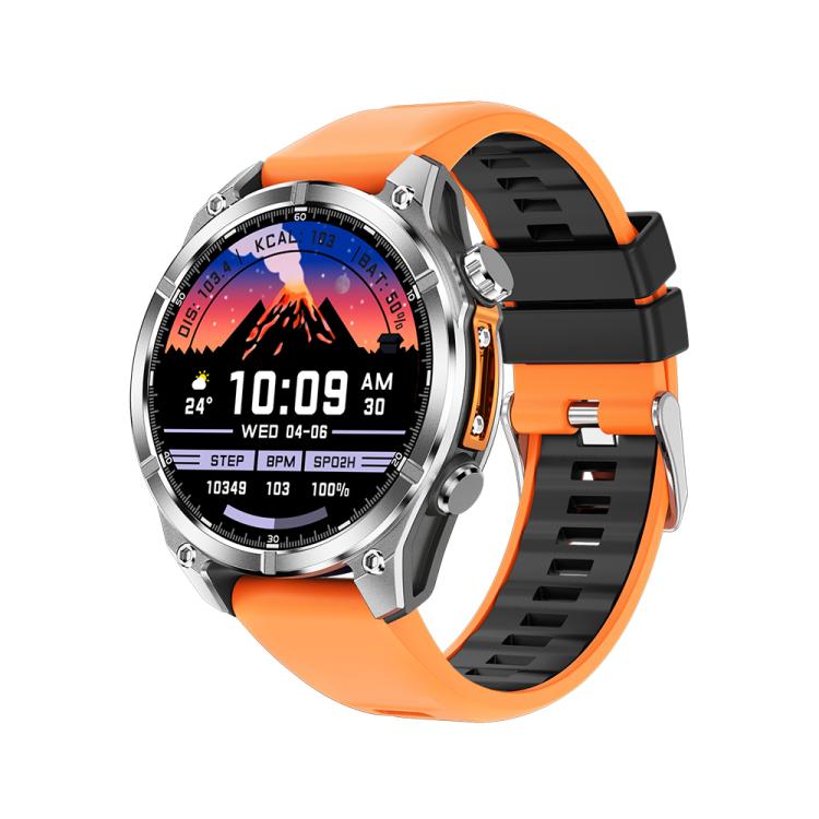 HD300 1.43 inch AMOLED Screen Silicone Strap Sports Smart Watch Supports Blood Oxygen Detection(Orange) - free shipping - PMC TechLife - Order now!