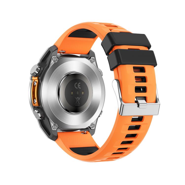 HD300 1.43 inch AMOLED Screen Silicone Strap Sports Smart Watch Supports Blood Oxygen Detection(Orange) - free shipping - PMC TechLife - Order now!