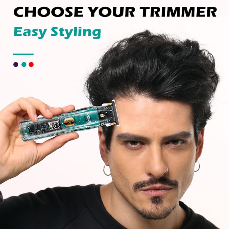 VGR V-961 IPX7 LED Digital Display USB Electric Hair Clipper(Black) - free shipping - PMC TechLife - Order now!