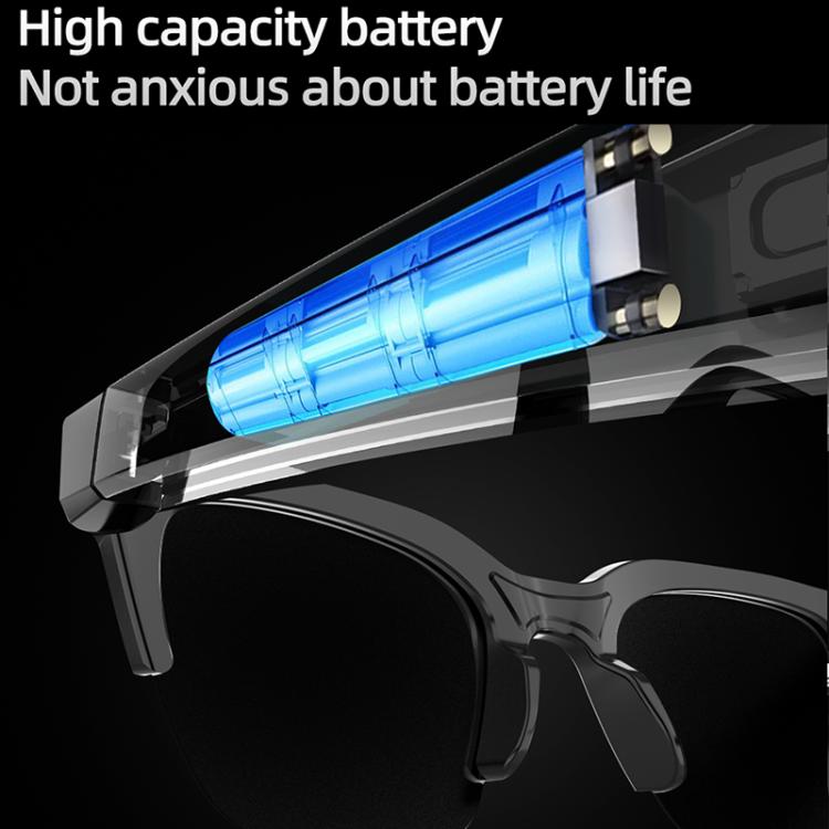 E60 ENC Noise Reduction Smart Audio Bluetooth Glasses(Transparent) - free shipping - PMC TechLife - Order now!