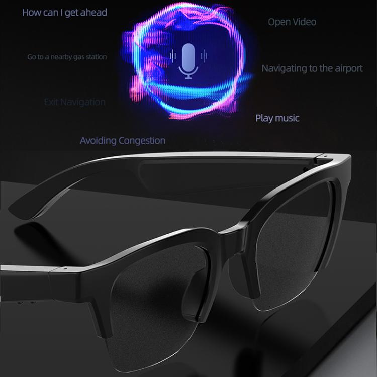 E60 ENC Noise Reduction Smart Audio Bluetooth Glasses(Transparent) - free shipping - PMC TechLife - Order now!