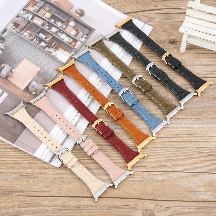 For Samsung Galaxy Watch Ultra 47mm Metal Connector Heart-Shaped Embossed Leather Watch Band(Forest Green) - Watch Bands by PMC TechLife | Online Shopping South Africa | PMC TechLife | Buy Now Pay Later Mobicred