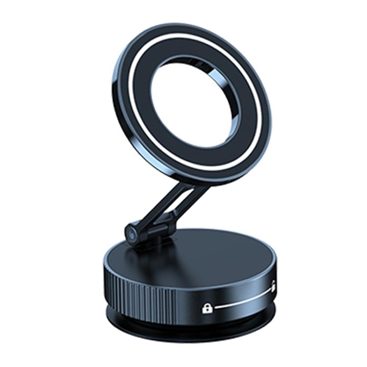 Q89 Foldable Vacuum MagSafe Magnetic Suction Cup Phone Holder(Black) - Universal Car Holders by PMc TechLife | Online Shopping South Africa | PMc TechLife | Buy Now Pay Later Mobicred