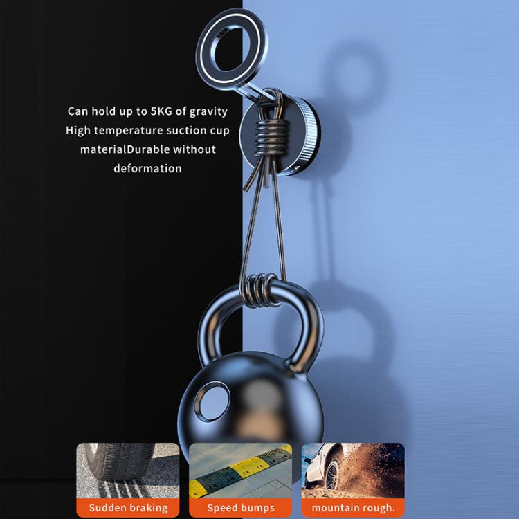 Q89 Foldable Vacuum MagSafe Magnetic Suction Cup Phone Holder(Black) - Universal Car Holders by PMc TechLife | Online Shopping South Africa | PMc TechLife | Buy Now Pay Later Mobicred