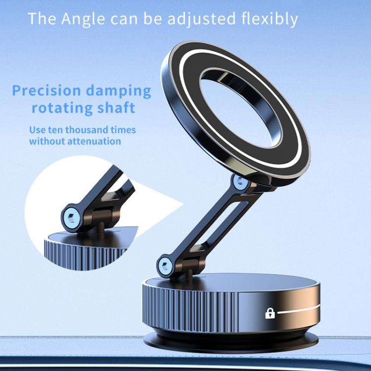 Q89 Foldable Vacuum MagSafe Magnetic Suction Cup Phone Holder(Black) - Universal Car Holders by PMc TechLife | Online Shopping South Africa | PMc TechLife | Buy Now Pay Later Mobicred