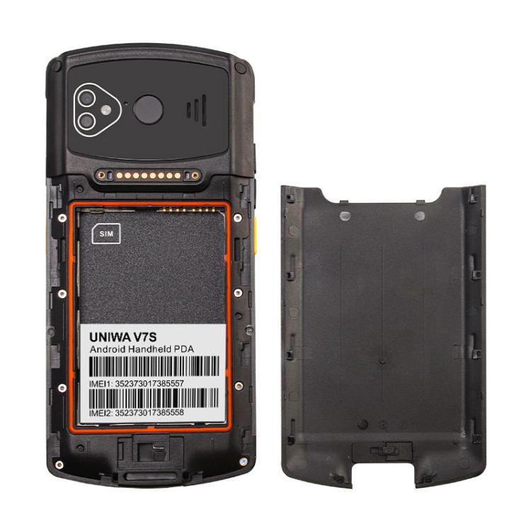 UNIWA V7S PDA Barcode Scanner Rugged Phone, 4GB+64GB, 5.7 inch Android 12 Mediatek MT6762 Octa Core, NFC, Network: 4G, Plug:EU Plug(Black) - free shipping - PMc TechLife - Order now!