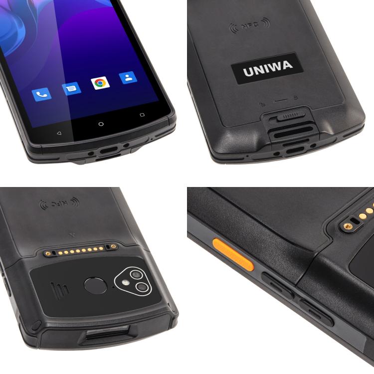 UNIWA V7S PDA Barcode Scanner Rugged Phone, 4GB+64GB, 5.7 inch Android 12 Mediatek MT6762 Octa Core, NFC, Network: 4G, Plug:EU Plug(Black) - free shipping - PMc TechLife - Order now!