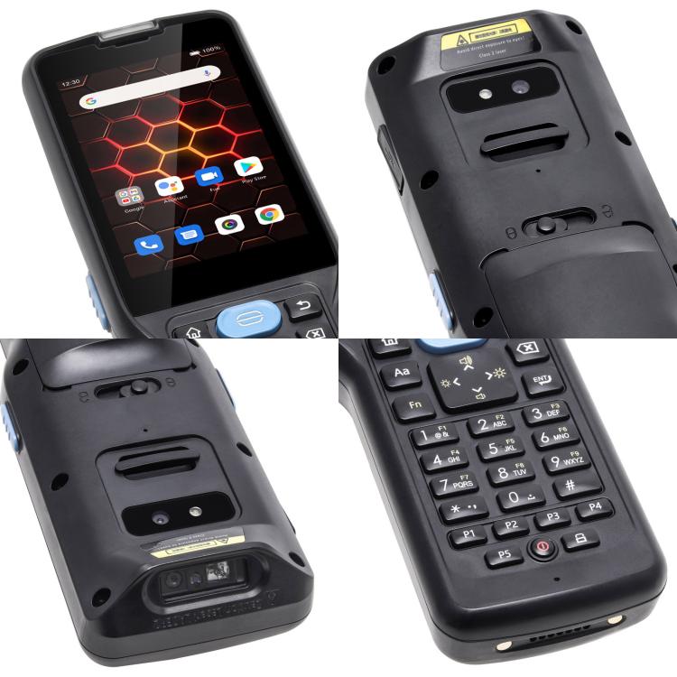 UNIWA V350 Handheld Rugged 2D Barcode Scanner, 4GB+64GB, 3.5 inch Android 12 Mediatek MT6761 Quad Core, T9 Keyboard, NFC, Network: 4G, Plug:AU Plug(Black) - free shipping - PMc TechLife - Order now!
