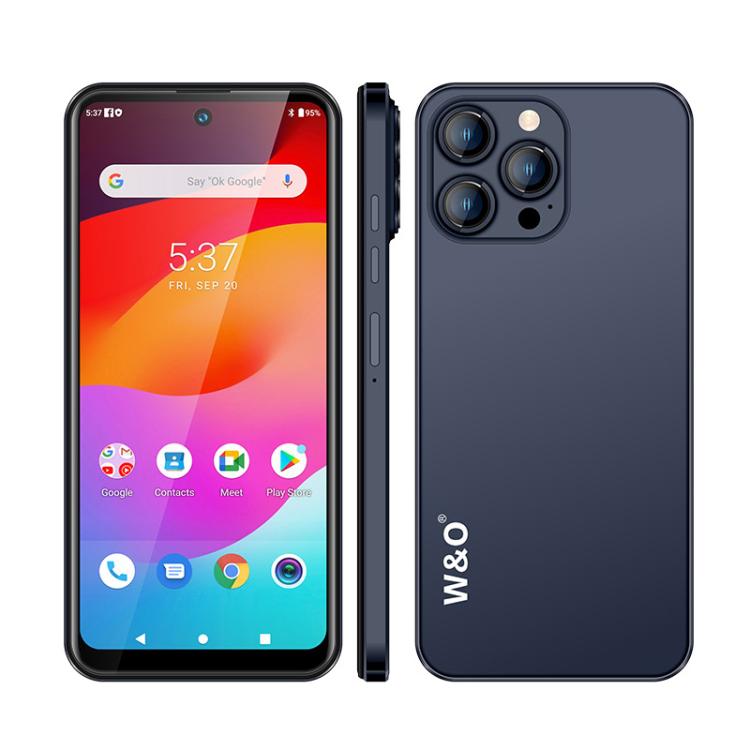 W&O X200 Pro, 4GB+128GB, 6.8 inch Android 10 Mediatek MT6765 Helio P35 Octa Core, Network: 4G, Plug:US Plug(Blue) - free shipping - PMc TechLife - Order now!