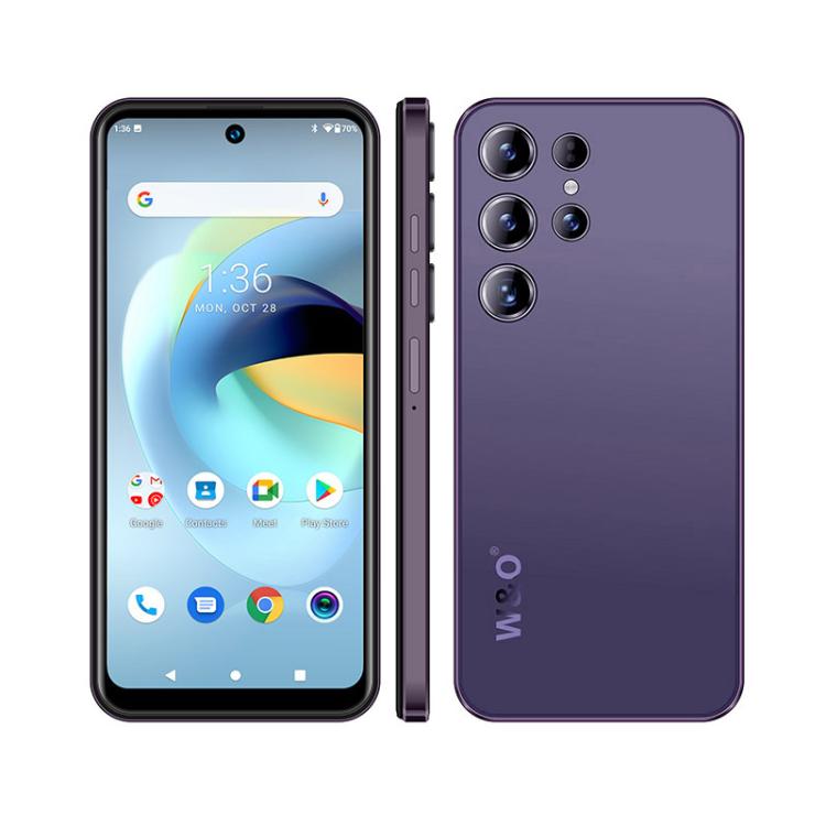 W&O X500 Pro, 4GB+128GB, 6.8 inch Android 10 Mediatek MT6765 Helio P35 Octa Core, Network: 4G, Plug:EU Plug(Purple) - free shipping - PMc TechLife - Order now!