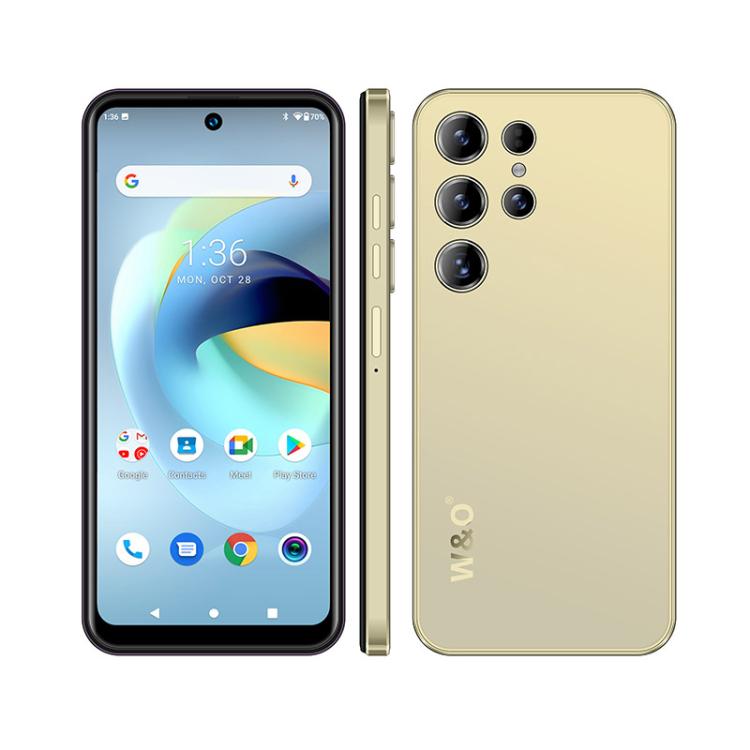 W&O X500 Pro, 4GB+128GB, 6.8 inch Android 10 Mediatek MT6765 Helio P35 Octa Core, Network: 4G, Plug:UK Plug(Gold) - free shipping - PMc TechLife - Order now!