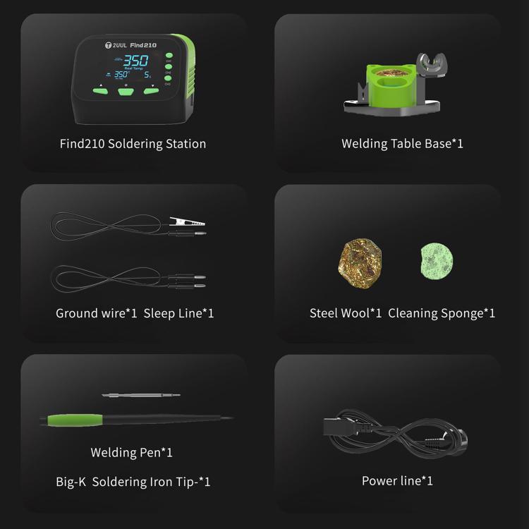 2uul FD01 Find210 60W High-Power AC Transformer Soldering Station, Plug:UK Plug - free shipping - PMc TechLife - Order now!