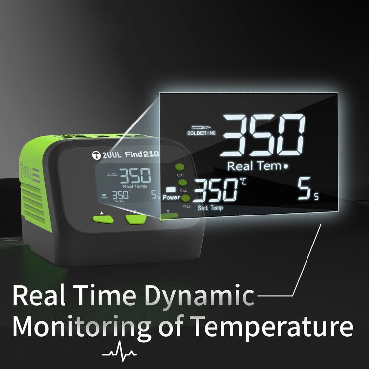 2uul FD01 Find210 60W High-Power AC Transformer Soldering Station, Plug:EU Plug - free shipping - PMc TechLife - Order now!