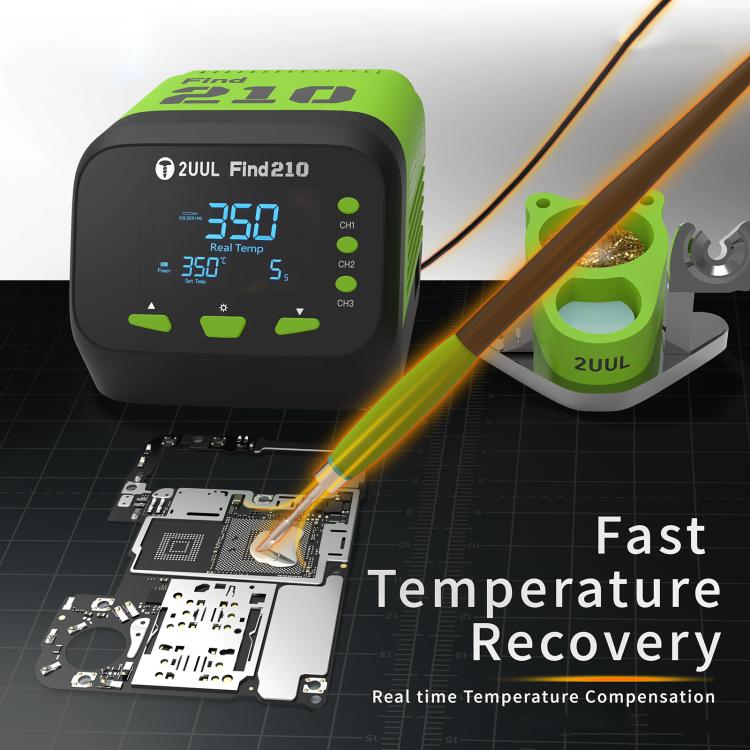 2uul FD01 Find210 60W High-Power AC Transformer Soldering Station, Plug:UK Plug - free shipping - PMc TechLife - Order now!