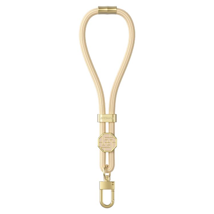 DUX DUCIS Garden Series Swastika Pattern Adjustable Short Phone Lanyard(Glaze Yellow) - Lanyards & Wrist Straps by DUX DUCIS | Online Shopping South Africa | PMc TechLife | Buy Now Pay Later Mobicred
