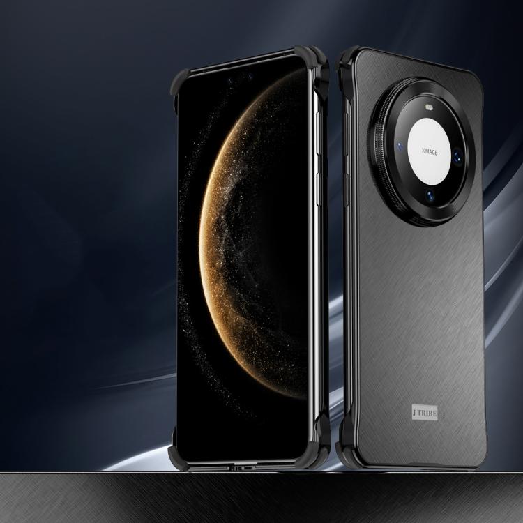 For Huawei Mate 60 Pro+ Micro Frosted Metal Phone Case(Black) - Huawei Cases by PMC TechLife | Online Shopping South Africa | PMC TechLife | Buy Now Pay Later Mobicred