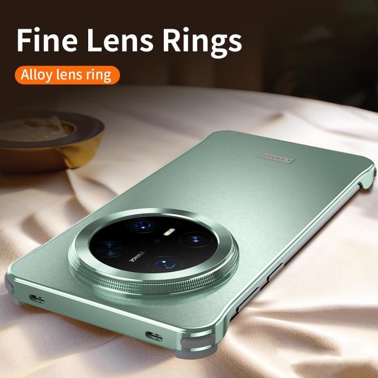 For Huawei Mate 60 Pro+ Micro Frosted Metal Phone Case(Black) - Huawei Cases by PMC TechLife | Online Shopping South Africa | PMC TechLife | Buy Now Pay Later Mobicred