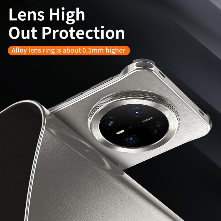 For Huawei Mate 60 Pro+ Micro Frosted Metal Phone Case(Green) - Huawei Cases by PMC TechLife | Online Shopping South Africa | PMC TechLife | Buy Now Pay Later Mobicred