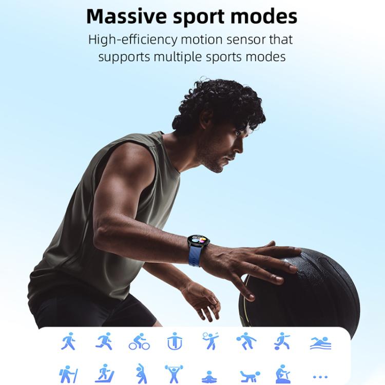 Yesido IO29 Waterproof Smart BT Watch, 1.39 inch Screen, Support BT Call / Heart Rate(Black) - free shipping - PMC TechLife - Order now!