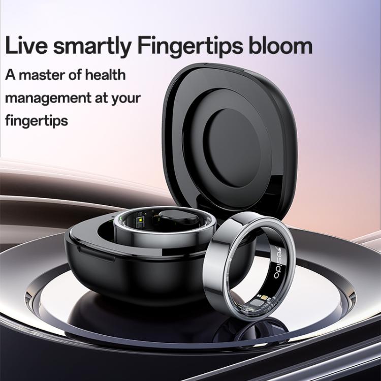 Yesido IO33 Health Monitor Smart Ring, Support Body Temperature / Heart Rate / Blood Pressure / Female Physiological Reminder, Size:68mm Inner Circumference(Black) - free shipping - PMC TechLife - Order now!
