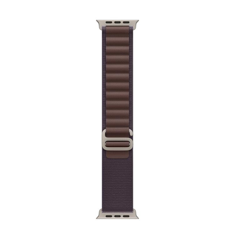 For Apple Watch 46mm / 49mm / 45mm / 44mm Alpine Loop Nylon Watch Band(Indigo Silver Buckle) - free shipping - PMc TechLife - Order now!