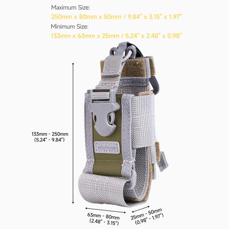 Ulefone Armor Holster Multi-Purpose Phone Pouch Waist Bag(Grey) - free shipping - PMC TechLife - Order now!
