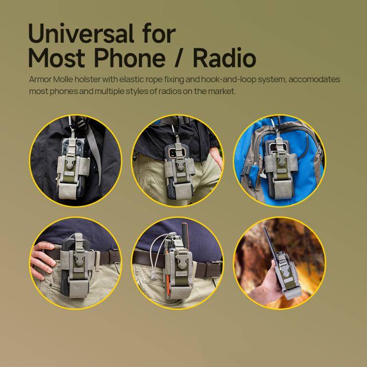 Ulefone Armor Holster Multi-Purpose Phone Pouch Waist Bag(Grey) - free shipping - PMC TechLife - Order now!