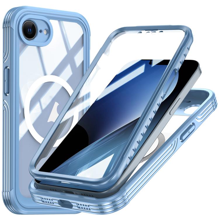 For iPhone 16e RedPepper Tempered Glass MagSafe Phone Case(Blue) - iPhone 16e Cases by RedPepper | Online Shopping South Africa | PMC TechLife | Buy Now Pay Later Mobicred