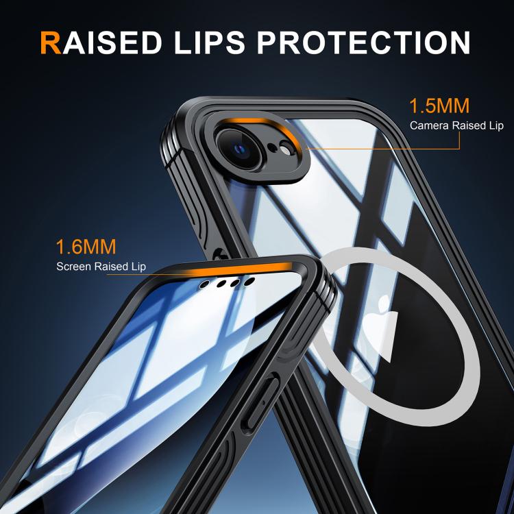 For iPhone 16e RedPepper Tempered Glass MagSafe Phone Case(Blue) - iPhone 16e Cases by RedPepper | Online Shopping South Africa | PMC TechLife | Buy Now Pay Later Mobicred