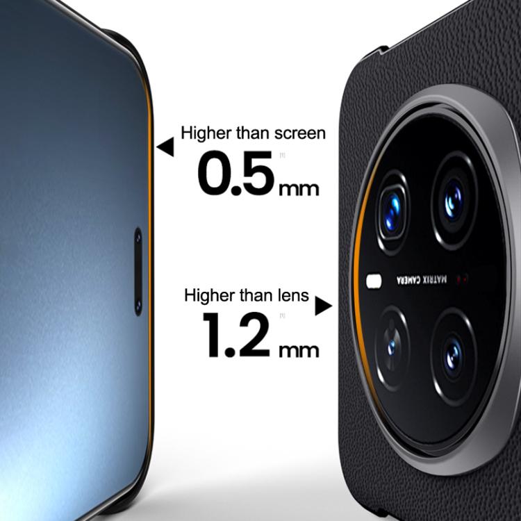 For Honor Magic7 SULADA Frameless Top Layer Cowhide Leather Hybrid PC Phone Case(White) - Honor Cases by SULADA | Online Shopping South Africa | PMC TechLife | Buy Now Pay Later Mobicred