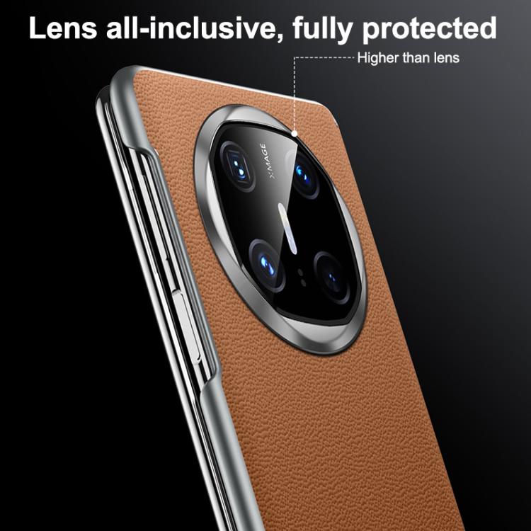 For Huawei Mate X6 SULADA Frameless Top Layer Cowhide Leather Hybrid PC Phone Case(Green) - Huawei Cases by SULADA | Online Shopping South Africa | PMC TechLife | Buy Now Pay Later Mobicred