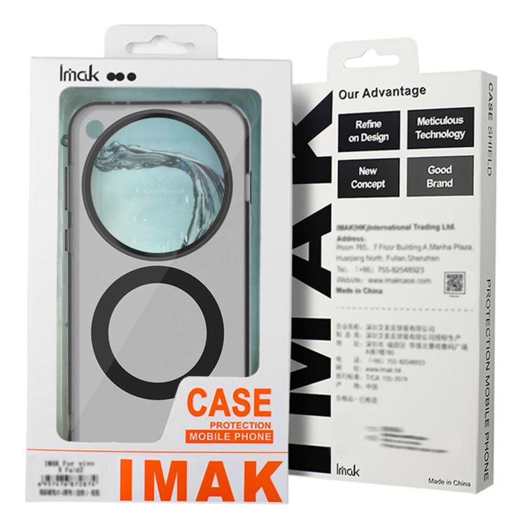 For iPhone 16e IMAK Candy Series Shockproof MagSafe Phone Case(White) - iPhone 16e Cases by imak | Online Shopping South Africa | PMC TechLife | Buy Now Pay Later Mobicred