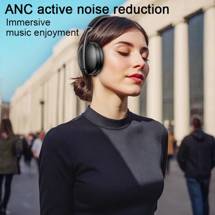 Yesido EP08 ANC Noise Reduction Bluetooth Headphones(Black) - free shipping - PMC TechLife - Order now!