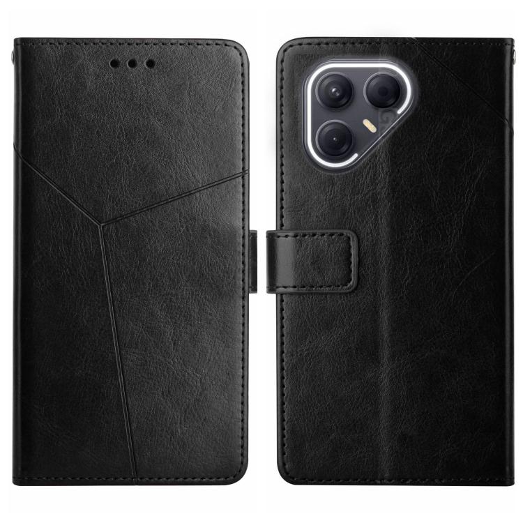 For Tecno Pova 7 Ultra 5G Y-shaped Pattern Flip Leather Phone Case(Black) - free shipping - PMC TechLife - Order now!