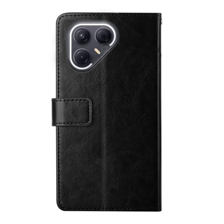For Tecno Pova 7 Ultra 5G Y-shaped Pattern Flip Leather Phone Case(Black) - free shipping - PMC TechLife - Order now!