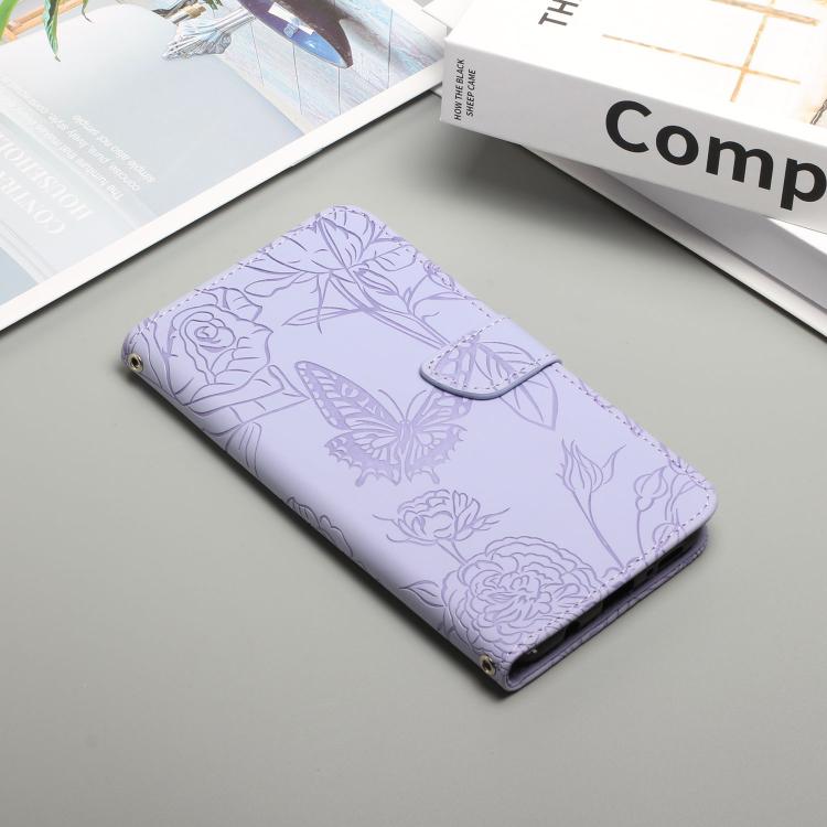 For Tecno Spark 40C Skin Feel Butterfly Embossed Flip Leather Phone Case(Purple) - free shipping - PMC TechLife - Order now!