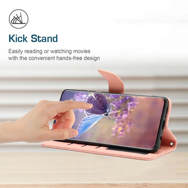 For Tecno Spark 40C Skin Feel Butterfly Embossed Flip Leather Phone Case(Pink) - free shipping - PMC TechLife - Order now!