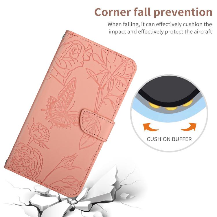 For Tecno Spark 40C Skin Feel Butterfly Embossed Flip Leather Phone Case(Pink) - free shipping - PMC TechLife - Order now!