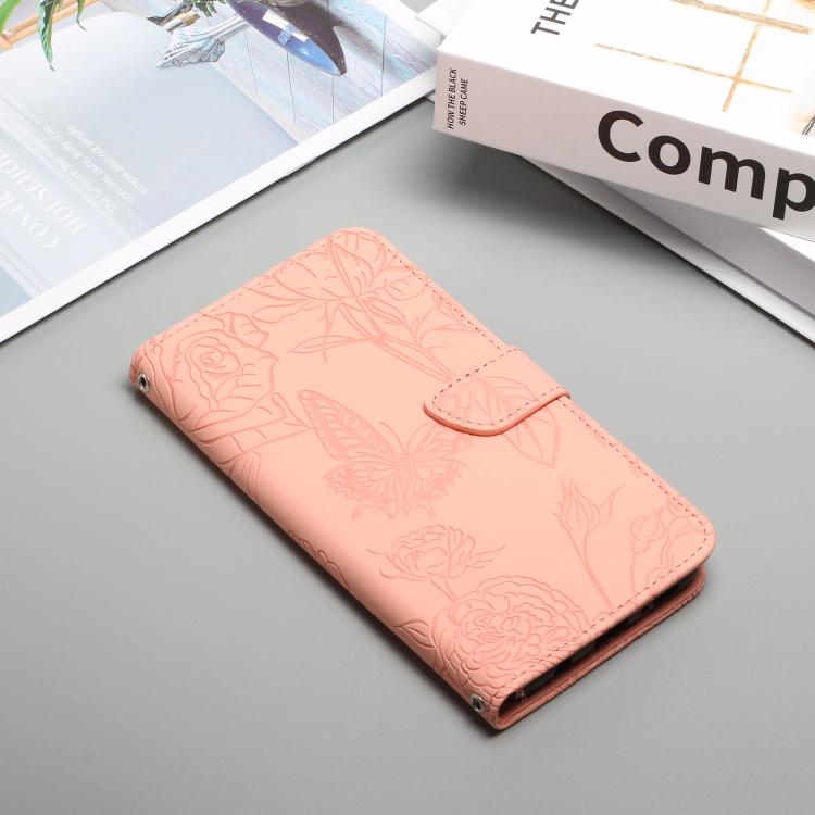 For Tecno Pova 7 5G Skin Feel Butterfly Embossed Flip Leather Phone Case(Pink) - free shipping - PMC TechLife - Order now!