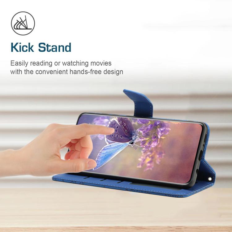 For Tecno Spark 40 Pro 4G Skin Feel Butterfly Embossed Flip Leather Phone Case(Blue) - free shipping - PMC TechLife - Order now!