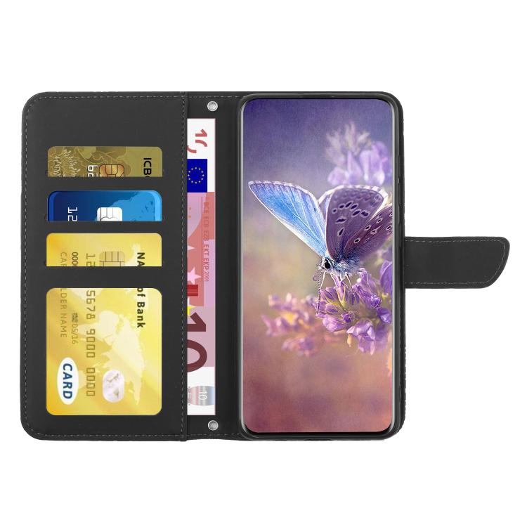 For Tecno Spark 40 4G Skin Feel Butterfly Embossed Flip Leather Phone Case(Black) - free shipping - PMC TechLife - Order now!