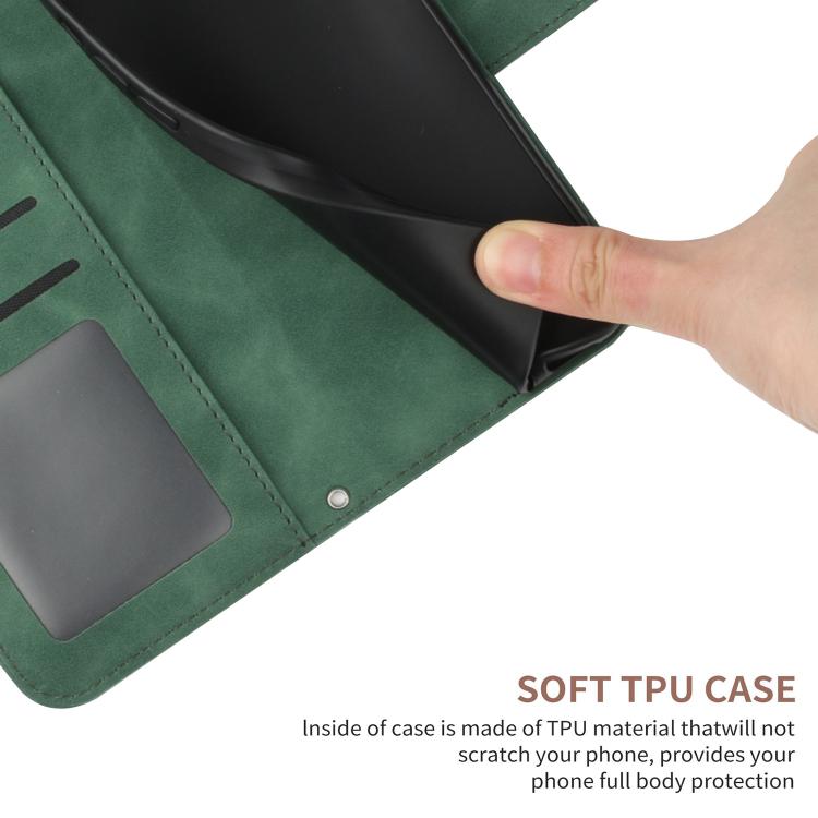 For Infinix Hot 60 Pro+ 4G Skin Feel Sun Flower Embossed Flip Leather Phone Case with Lanyard(Green) - free shipping - PMC TechLife - Order now!