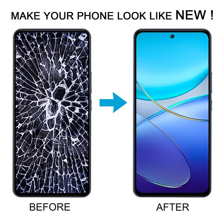 For vivo Y100 OLED LCD Screen with Digitizer Full Assembly with Fingerprint Identification - free shipping - PMC TechLife - Order now!