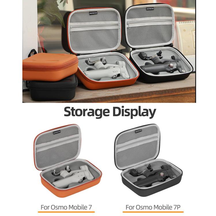 For DJI Osmo Mobile 7 Sunnylife Portable Carrying Case Mini Bag Handbag(Black) - free shipping - PMC TechLife - Order now!