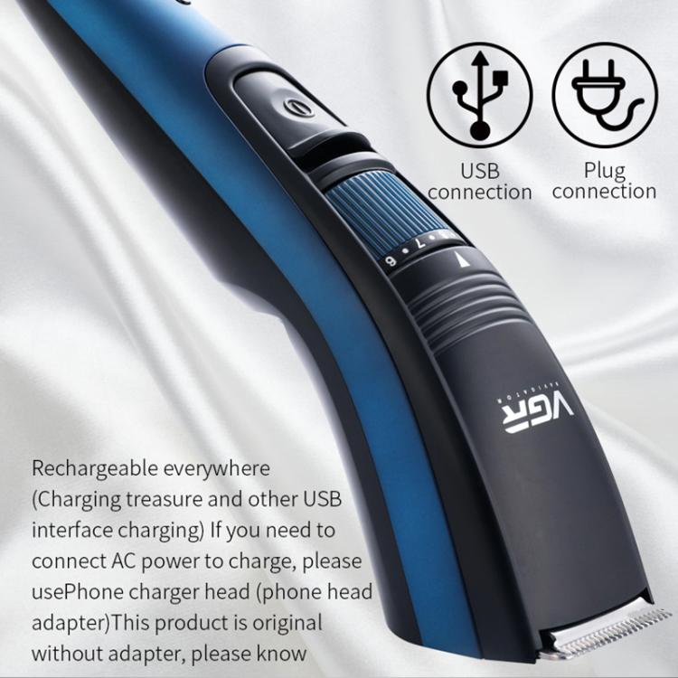 VGR V-052 5W USB Electric Shaver Hair Clipper(Blue) - free shipping - PMC TechLife - Order now!