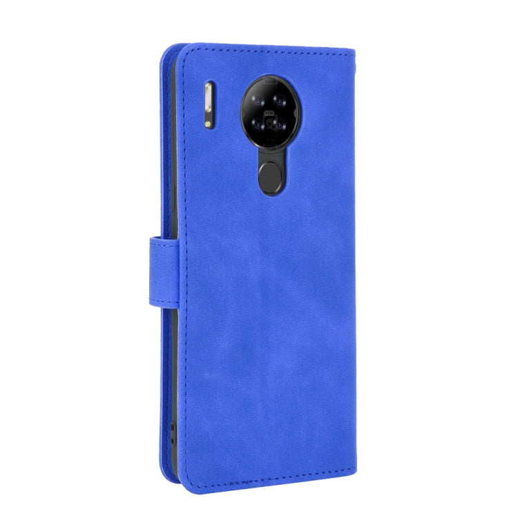For Blackview A80 Solid Color Skin Feel Magnetic Buckle Horizontal Flip Calf Texture PU Leather Case with Holder & Card Slots & Wallet(Blue) - free shipping - PMC TechLife - Order now!